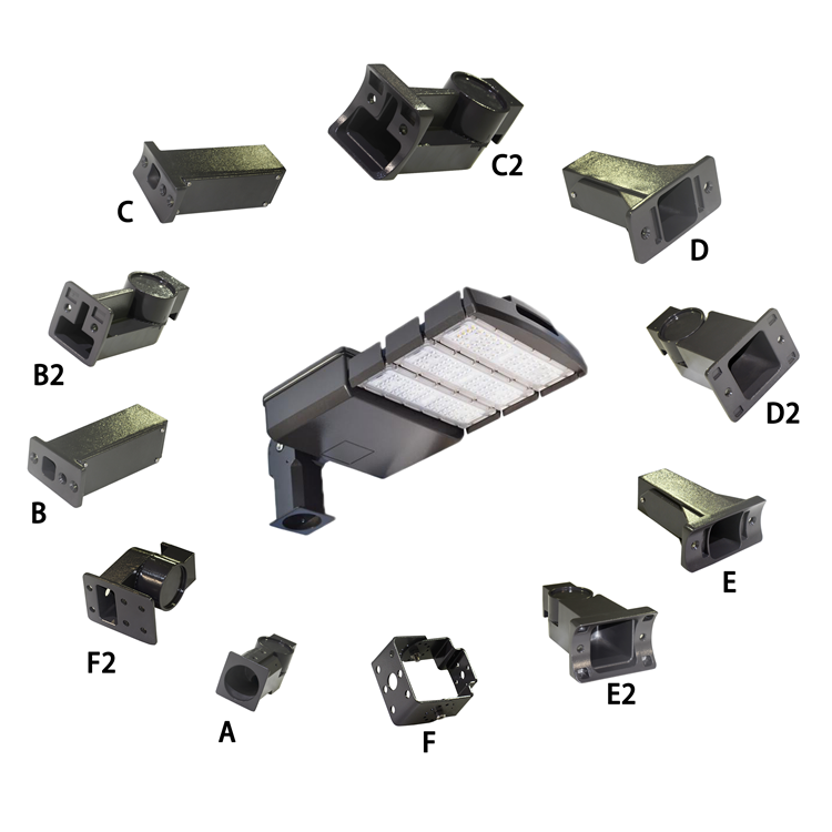 LED Shoebox Lighting installation